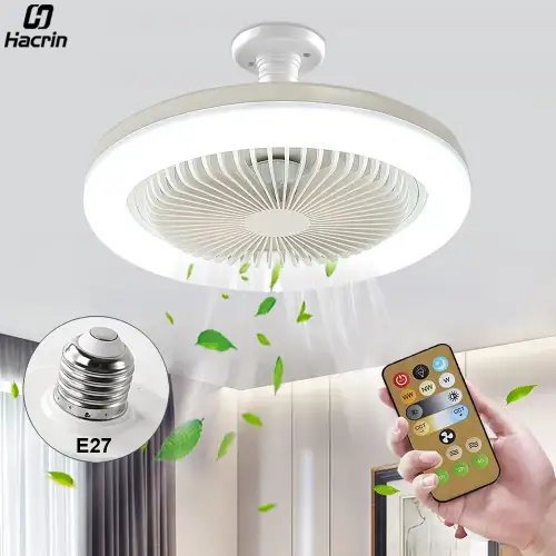 Egonex Led Işıklı Uzaktan Kumandalı Sessiz Tavan Vantilatörü