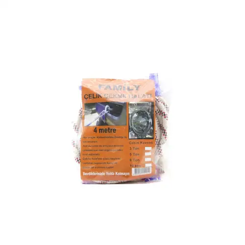 Egonex MERCANLAR FAMİLT ÇELİK ÇEKME HALAT 4MT*100