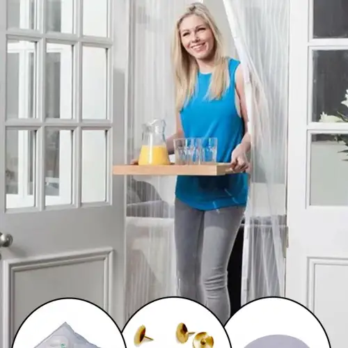 Egonex Mıknatıslı Kapı Sinekliği Tül Perde 105 X 210 Cm