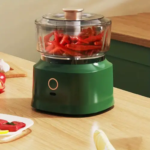 Egonex Mini El Rondosu Şarjlı Çelik 3 Bıçaklı