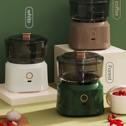 Egonex Mini El Rondosu Şarjlı Çelik 3 Bıçaklı