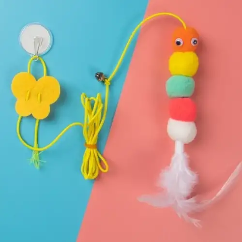 Elastik Kendinden Yapışkanlı Solucan Kedi Oltası