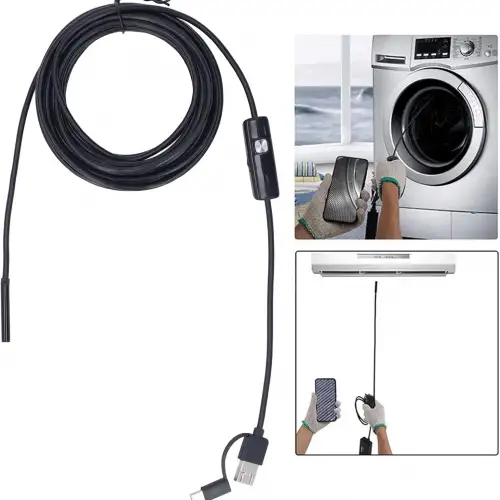 Endoskopik Kamera Yılan Kamera 5 Mt