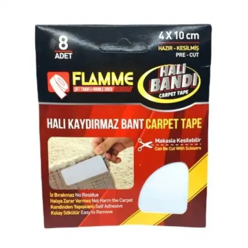 FLAMME-2116 ( 8PCS ) HALI KAYDIRMAZ ( BANT ) ( 4X10CM )*25X10