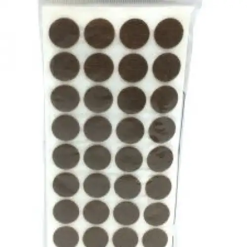 Flamme ( 21mm ) ( Yuvarlak ) Yapışkan Keçe*25x36