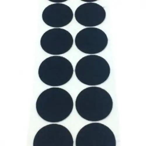 Flamme 38mm Yuvarlak Yapışkan Keçe*25x36