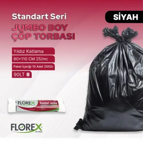 Florex-511 ( Standart Jumbo ) ( 10pcs ) 80x110cm.çöp Torbası*20=k