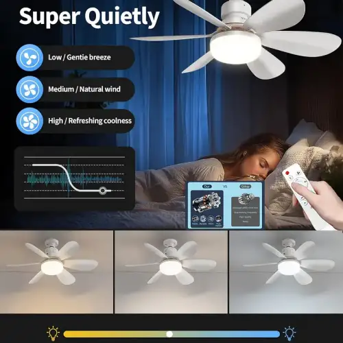 Goes Fan Vantilatör Aydınlatma Kumandalı