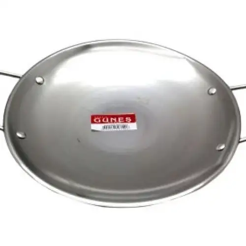 Güneş No-2 Çelik Kulplu Kavurma Sacı*80