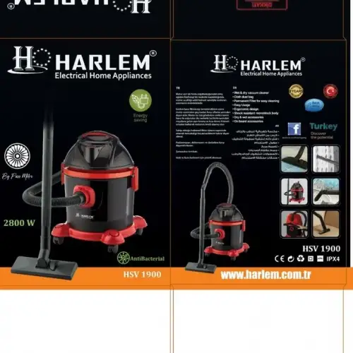 Harlem Hsv-1900 Beta ( Kuru ) Elektrikli Süpürge 2800w*1