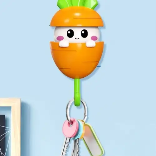 Havuç Tasarımlı Otomatik Açılan Yapışkanlı Askı