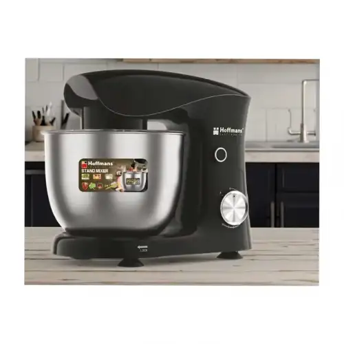 Hoffmans 6 Litre Hamur Yoğurma Makinesi - Siyah