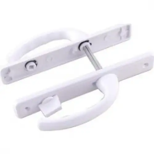 İbico Poşetli ( Banyo-wc & Kilitli ) ( Beyaz ) Pvc Kapı Kolu*50