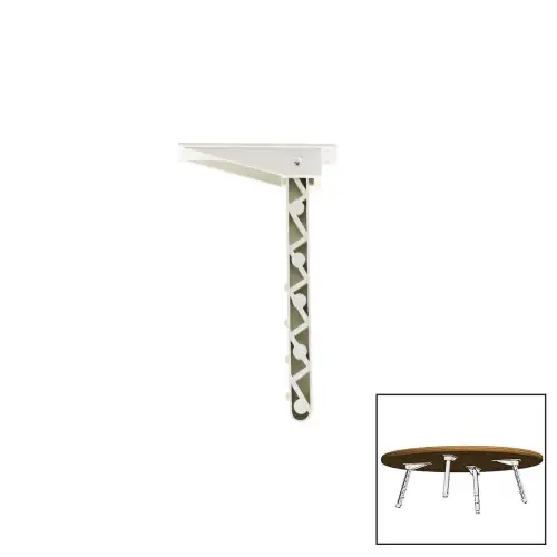 İbico Sofra Ayak ( Komple Plastik ) ( 20cm ) ( Aç Kapa )*100