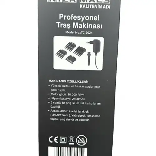 İnter Mac3 İntermac Tc-2024 Profesyonel Çelik Bıçak Ve Gövdeli Tıraş Makinesi