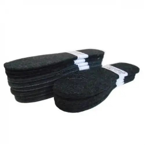 İSTANBUL KÇ-500 ( HALIFLEX ) ( SİYAH İNCE & TEK KAT ) KEÇE ( 41-42---43-44 )*12X100