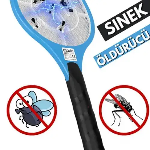 Kalem Pilli Raket Sinek Öldürücü Asonıc