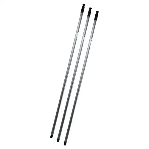 Kappro ( Düz Gri ) ( Metal ) Vileda Vilada Fırça Sapı ( 120cm )*25=k