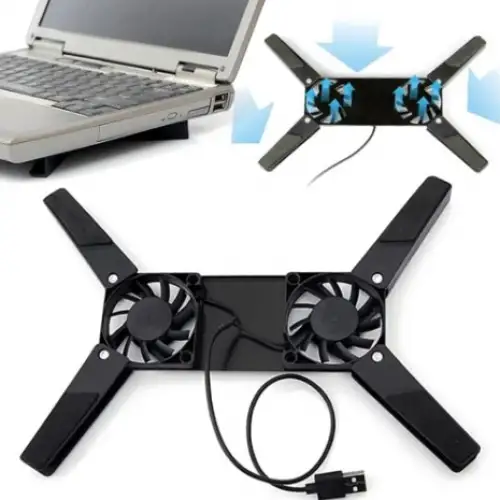 Katlanabilir Laptop Soğutucu 2 Fanlı