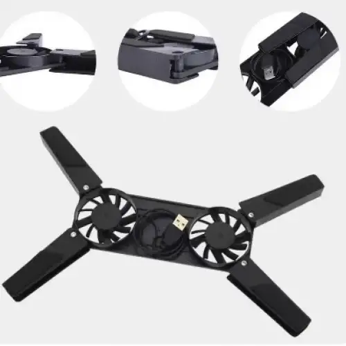 Katlanabilir Laptop Soğutucu 2 Fanlı