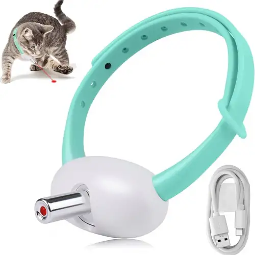 Kedi Otomatik Lazer Oyun Tasması