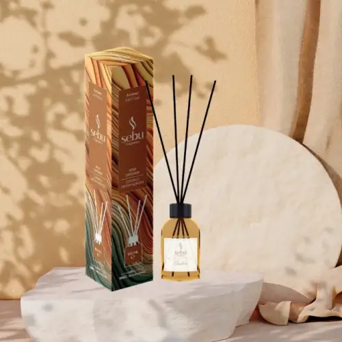 Kehribar Ortam Kokusu Bambu Çubuklu Sebu 100 Ml