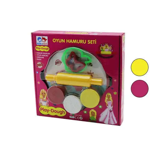 Kids Dough Ern-003 Sofralı Oyun Hamuru Set*36