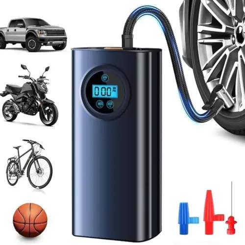 Lcd Ekranlı Taşınabilir Hava Kompresörü