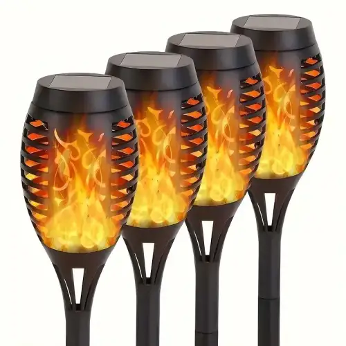 Ledon 12 Ledli Alevli Solar Bahçe Aydınlatma Ld-7002