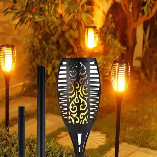 Ledon 12 Ledli Alevli Solar Bahçe Aydınlatma Ld-7002