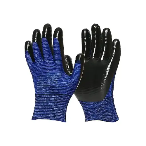 Mafel Mf-002 ( Zebra ) ( Mavi Siyah ) İşçi Eldiven 10xl*12x50