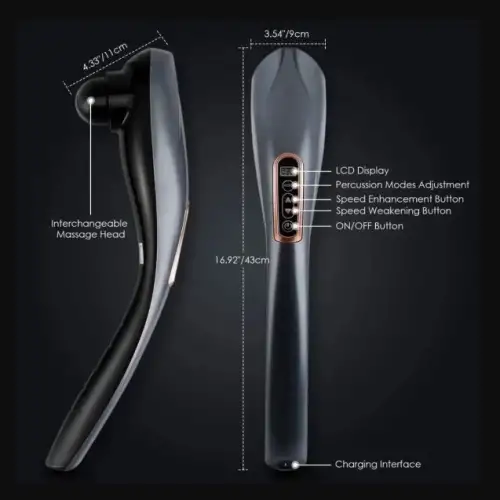 Magic Massager Plus Jy-2024b Masaj Aleti Boyun Sırt Bacak Kol Karın Bel 6 Başlıklı