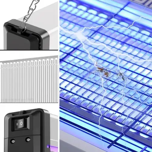 Masaüstü Veya Duvara Asılabilen 4w Sessiz Sinek Öldürücü Uv Mor Işıklı Makina