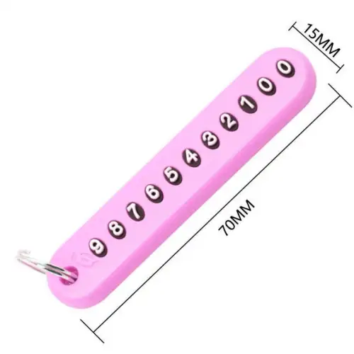 Mini Anahtarlık, Çanta, Araba İçin Çok Amaçlı Numaratör