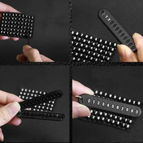 Mini Anahtarlık, Çanta, Araba İçin Çok Amaçlı Numaratör