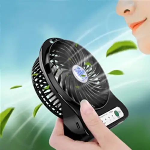 Mini Masa Fanı Mini Masaüstü Fan Şarjlı Egonex