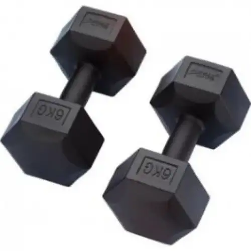 Mrt Spor ( 6kg ) Plastik Köşeli Dambıl ( 2pcs )*1