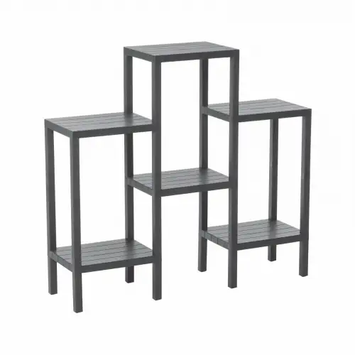 Ombeg Om-1108-0150 ( 6 ( Düz ) Raflı & Gri ) Modüler Ünite Plastik*4