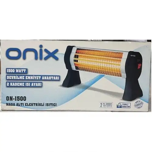 Onix Masa Altı Elektrikli Isıtıcı Soba 1500 Watt