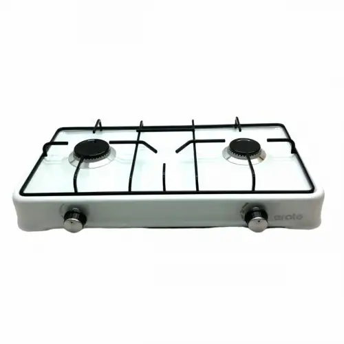 Orevo ( 2li ) ( N.g & Doğalgazlı & Beyaz ) Emaye Set Üstü Ocak*1