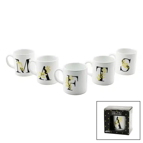 Os-pa ( Tek Harfli ) Seramik Kupa Bardak*36=k