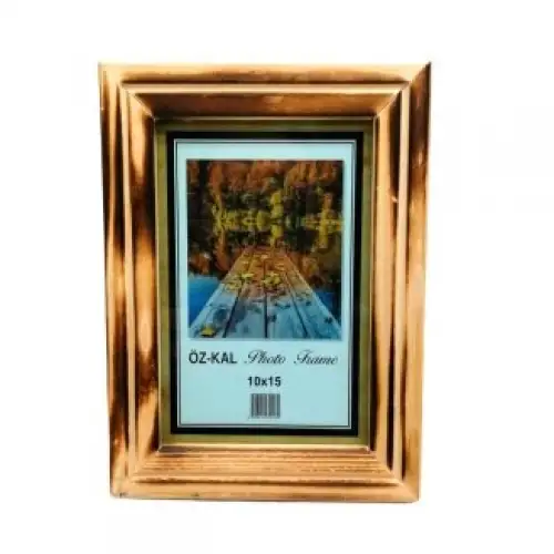 Öz-kal 10x15 Ahşap Resim Çerçevesi*12=k