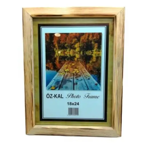 Öz-kal 18x24 Ahşap Resim Çerçevesi*12=k