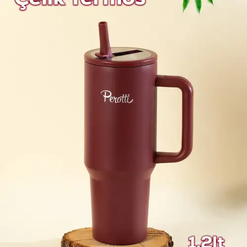 Perotti Colte V2 Paslanmaz Çelik Sporcu Termos Bardak Matara 1,2 Lt