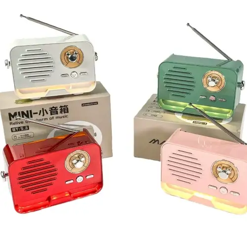 Platoon Bluetooth 5.3 Mini Retro Radyo PL-4707