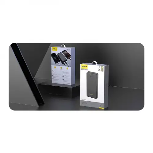 Powerbank Dudao K10pro 2.4a 20000mah 2 X Usb-a - Siyah