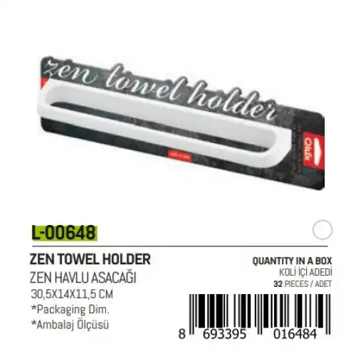 Qlux L-648 Zen Havlu Asacak*32