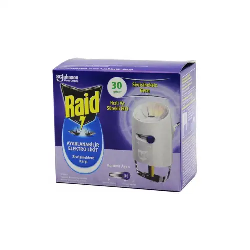 Raid ( Mini Set & 30 Gece ) Elektrolikit Ayarlanabilir Makine Set*6x4