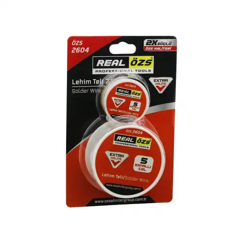 Realözs Özs-2604 ( 2li Set ) Lehim Teli & Pasta Seti*24x10