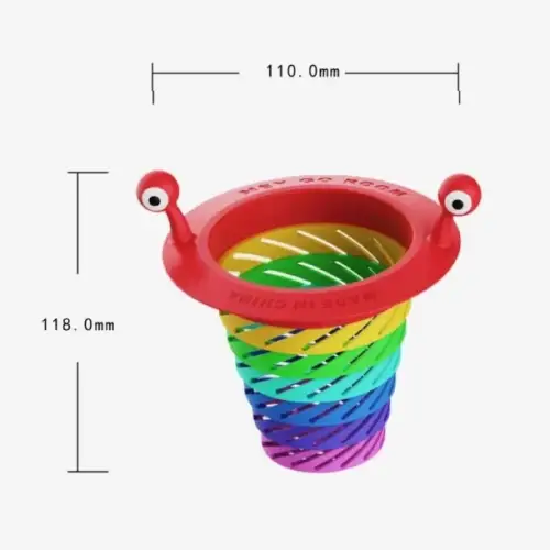 Renkli 6 Kademeli Lavabo Süzgeci